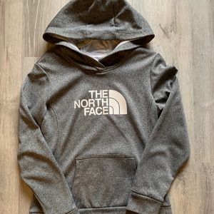 The North Face women’s medium gray hoodie